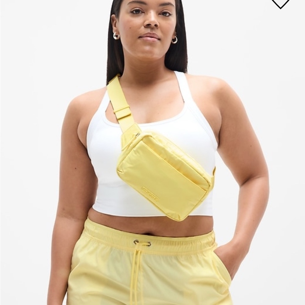 Athleta Yellow Crossbody Belt Bag